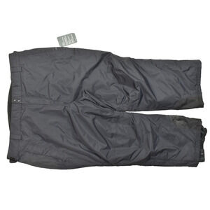 L.L.Bean Women's 3X Black Waterproof Snow Pants Insulated TEK6 Ski Trousers NEW